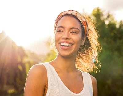 Smiling woman